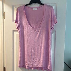 Adrienne Soft Pink Short Sleeve Tee